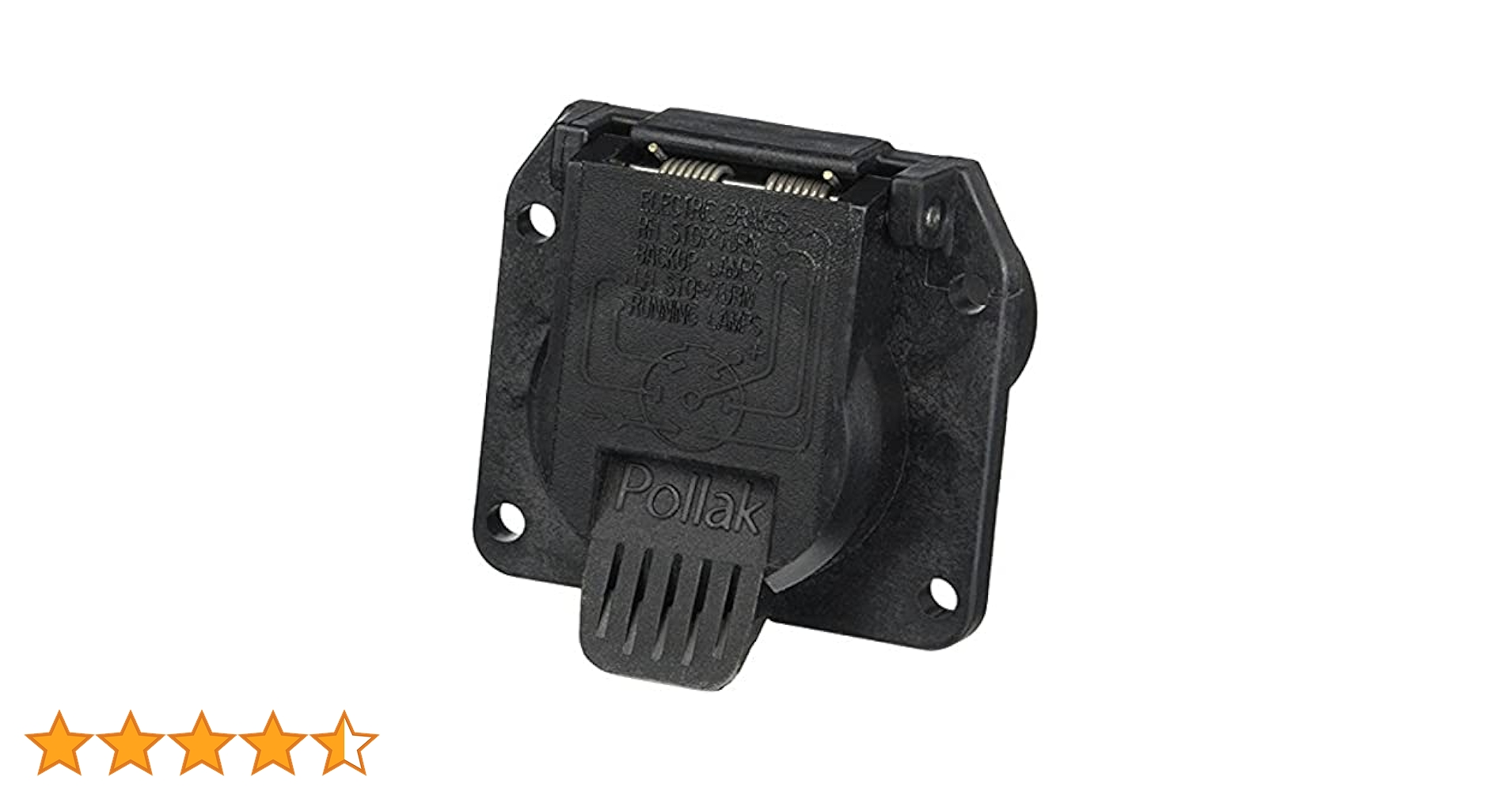 Pollak 11-893P 7-Way Sealed RV OEM Socket, Pigtails